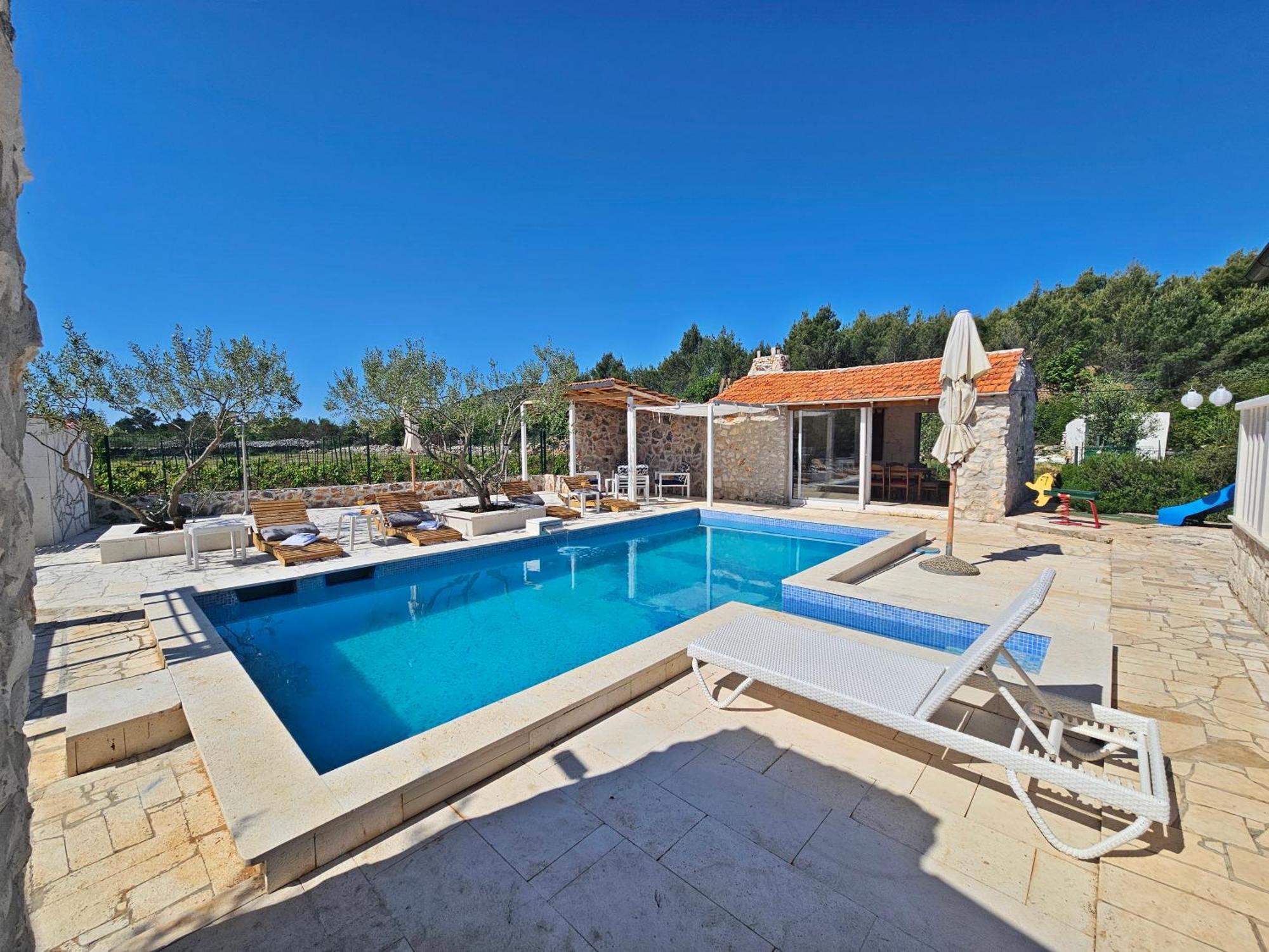 Villa Flamingo - House With Private Pool à Gornji Seget Extérieur photo